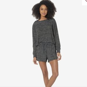 NWT Catherine Malandrino sweatshirt & short lounge set (M)